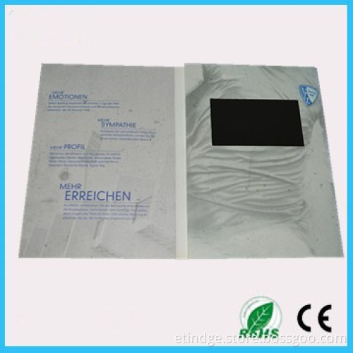 Popular 4.3" Video Greeting Cards, Electronic Cards, Video Folder Brochure